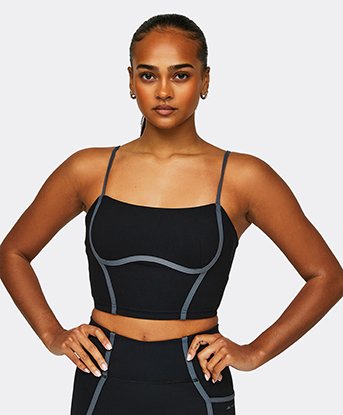 Womens Mantra Strappy Crop Top