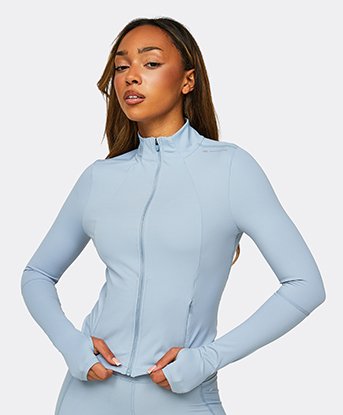 Womens Flow Full Zipped Long Sleeve T-Shirt