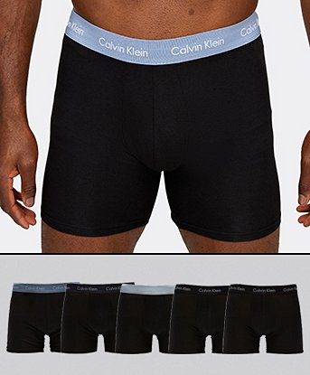 5 Pack Cotton Stretch Boxer Short