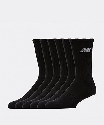 6 Pack Everyday Crew Sock