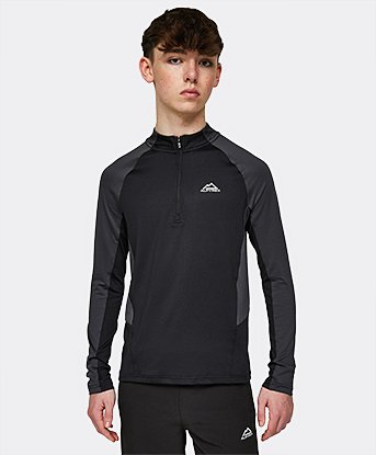 Junior Tarax Long Sleeve Quarter Zip T-Shirt