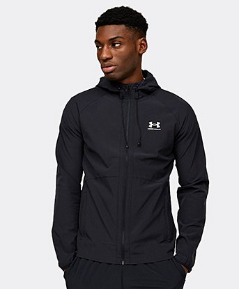 Stretch Woven Windbreaker Jacket