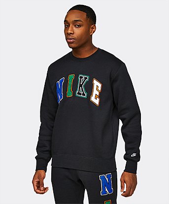 Black nike sweatshirt outlet