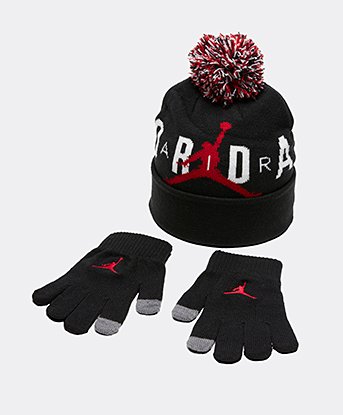 Junior HBR Pom Beanie Set