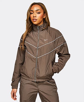 Nike windbreaker full zip deals