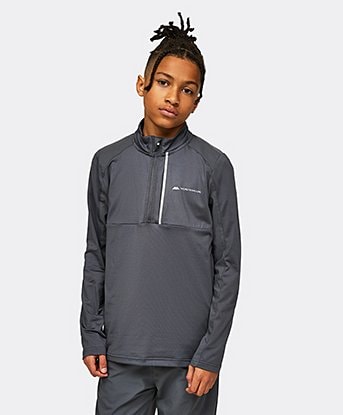 Junior Beta Woven Quarter Zip Top