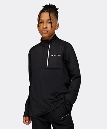 Junior Beta Woven Quarter Zip Top