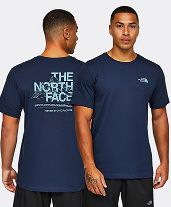 Mens north face tee shirts shop