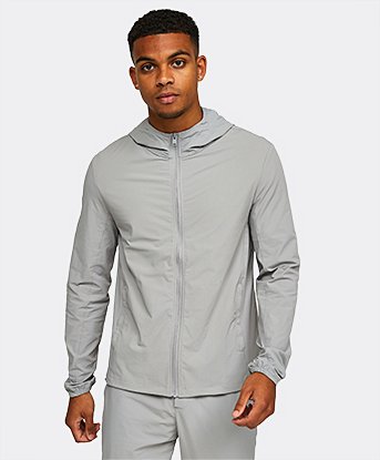 Woven Full Zip Hoodie