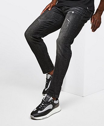 Slim Fit Washed Relax Fit Denim Jean