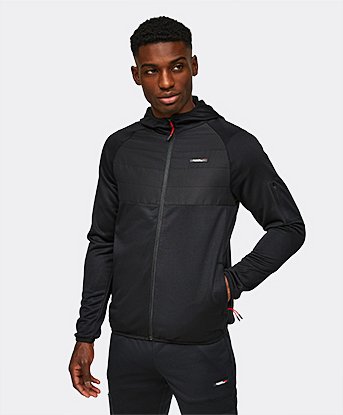Hybrid Tech Zip Up Hoodie