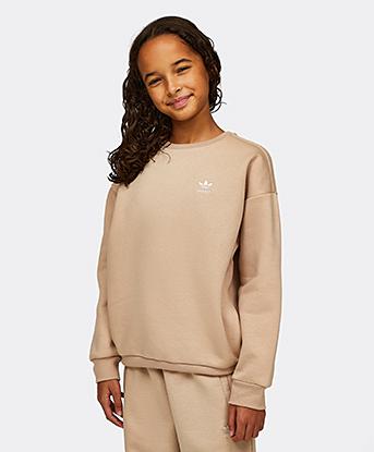 Girls Essential Boyfriend Crew Sweatshirt