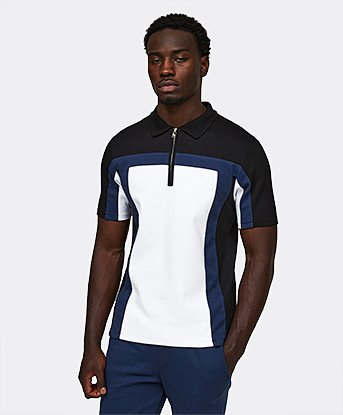 Panel Polo Shirt