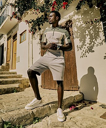 Panel Polo Shirt