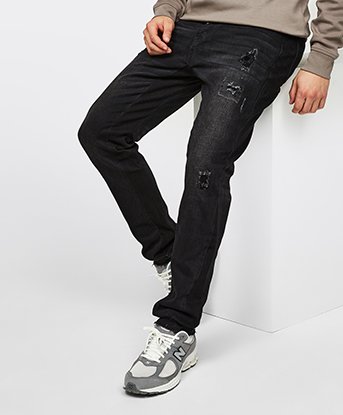 Venuzio Loose Stacked Fit Jean