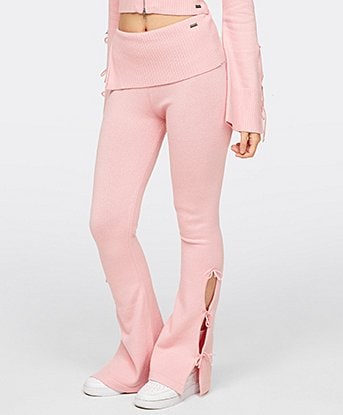 Womens Alahna Knitted Flare Bottom