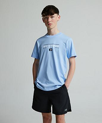 Junior Linear Athletics Graphic T-Shirt