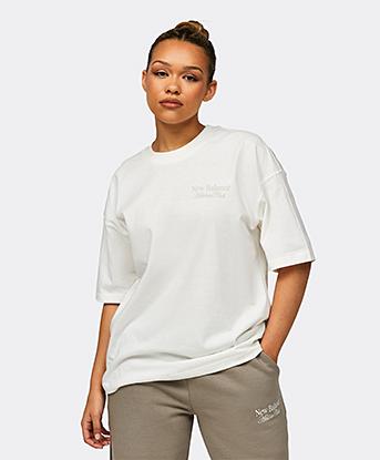 Womens Linear Oversize T-Shirt
