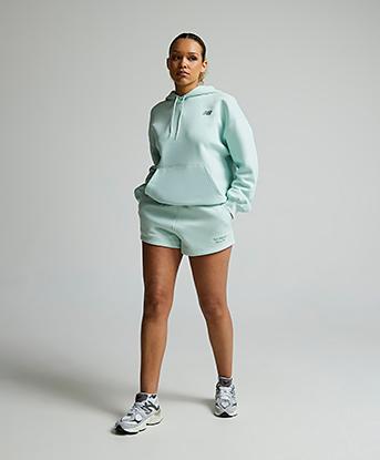 Womens Linear Fleece Short