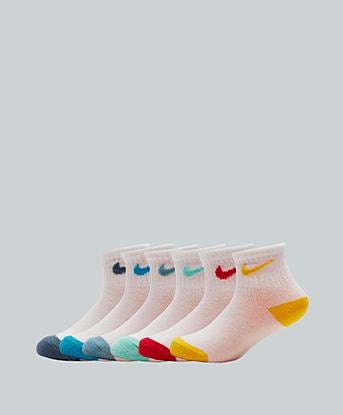 Infant Pop Colour Ankle Sock 6 Pack