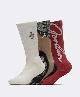 Childrens 3 Pack MVP Jordan Rings Crew Sock