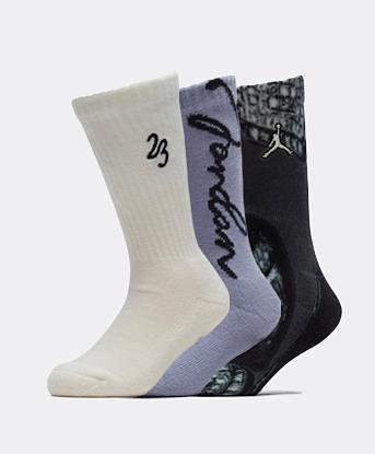 Childrens 3 Pack MVP Jordan Rings Crew Sock