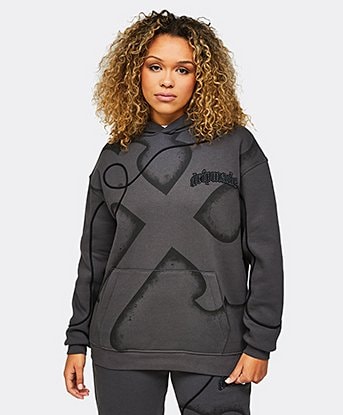 Womens Hostile Overhead Hoodie