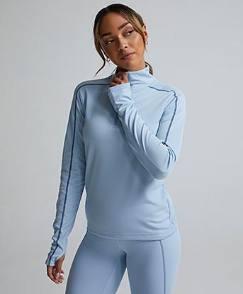 Womens Dri-FIT Pacer Half Zip Top
