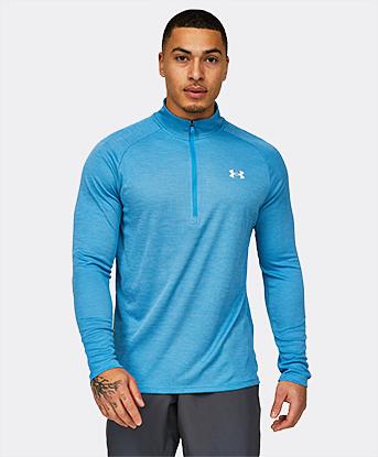 UA Tech Textured Half Zip Top