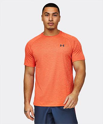 UA Tech Textured Short Sleeved T-Shirt