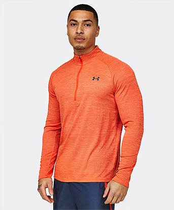 UA Tech Textured Half Zip Top
