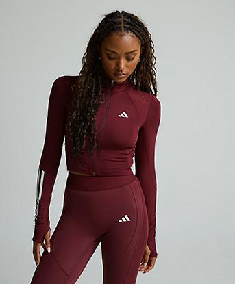 Womens Hyperglam Full Zip Top