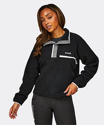 Womens Helvetia Snap Fleece