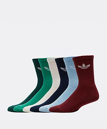 Trefoil Crew Sock 6 Pack Sock