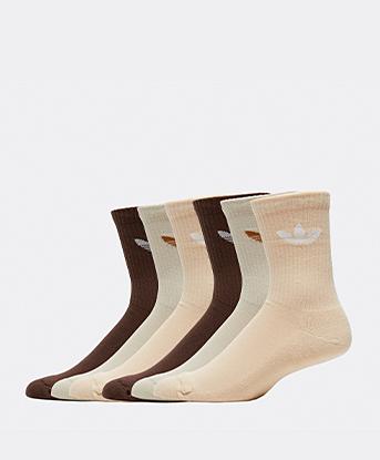 Trefoil Crew Sock 6 Pack Sock