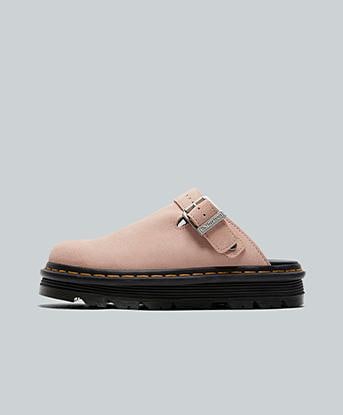 Womens Zebzag Suede Casual Slingback Platform Mule