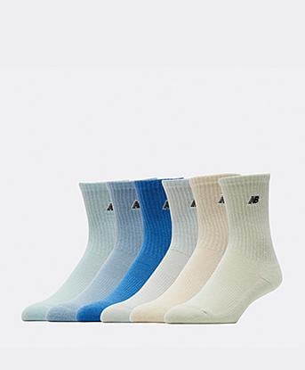 Junior 6 Pack Patch Crew Sock