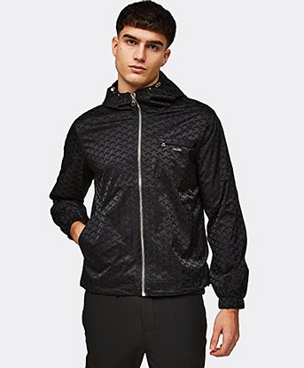 Illusion Print Windbreaker