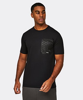 Illusion Print Pocket T-Shirt