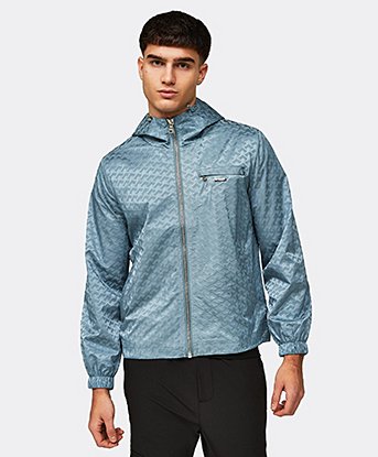 Illusion Print Windbreaker