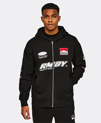 Sports Graphic Full Zip Hoodie