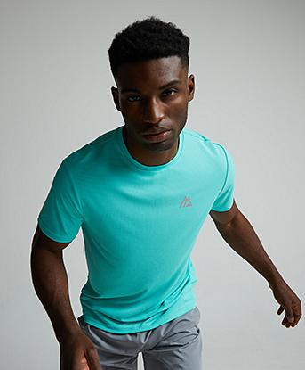 Peak Gridded T-Shirt