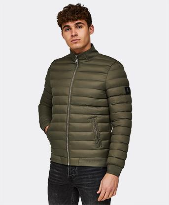 Tavola Quilted Hybrid Bomber Jacket