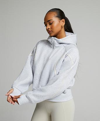 Womens Mantra Fleece Zip Thru Hoodie