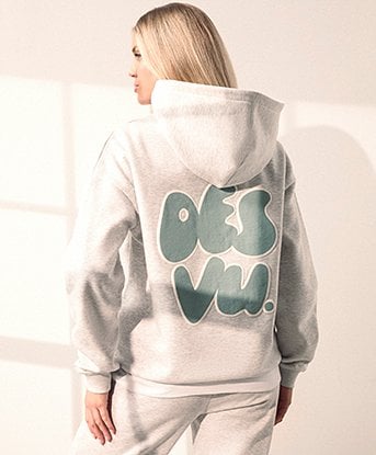 Womens Large Bubble Overhead Hoodie
