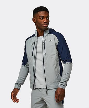 Tarax Woven Full Zip Hoodie