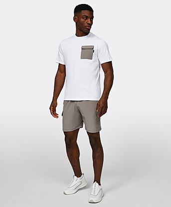 Nylon Pocket T-Shirt and Short Set