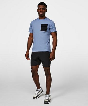 Nylon Pocket T-Shirt and Short Set