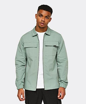 Woven Ripstop Cargo Overshirt