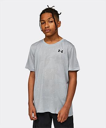 Junior Tech Vent Jacquard Short Sleeved T-Shirt